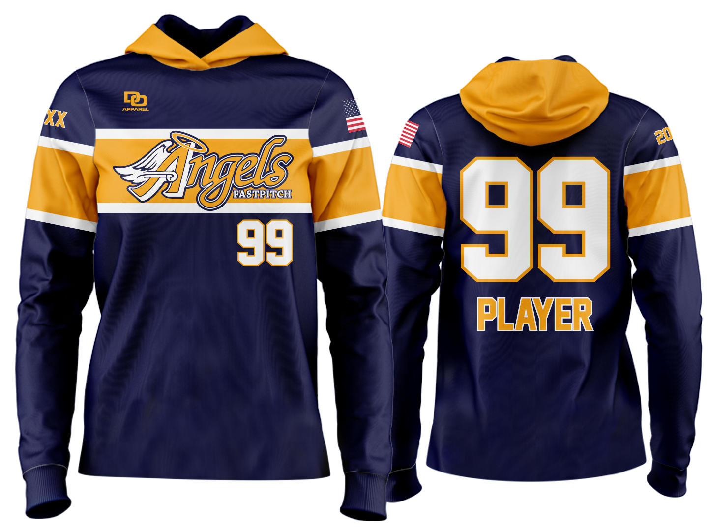Custom Team Hoodie - Navy