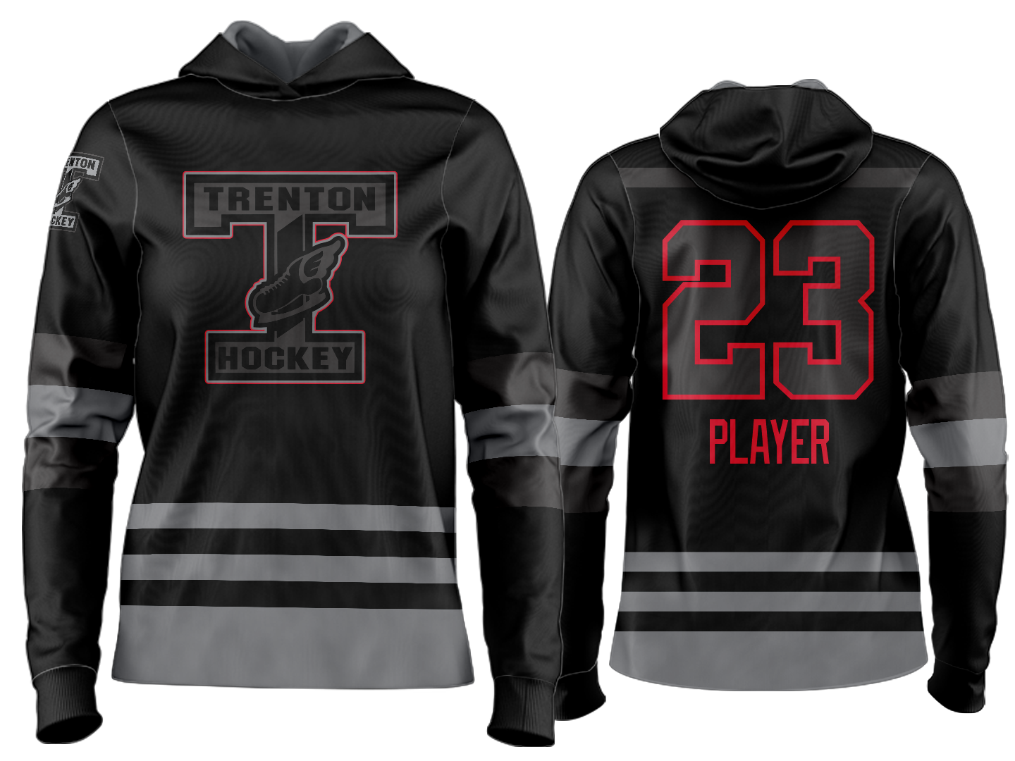 Custom Team Hoodie - Black