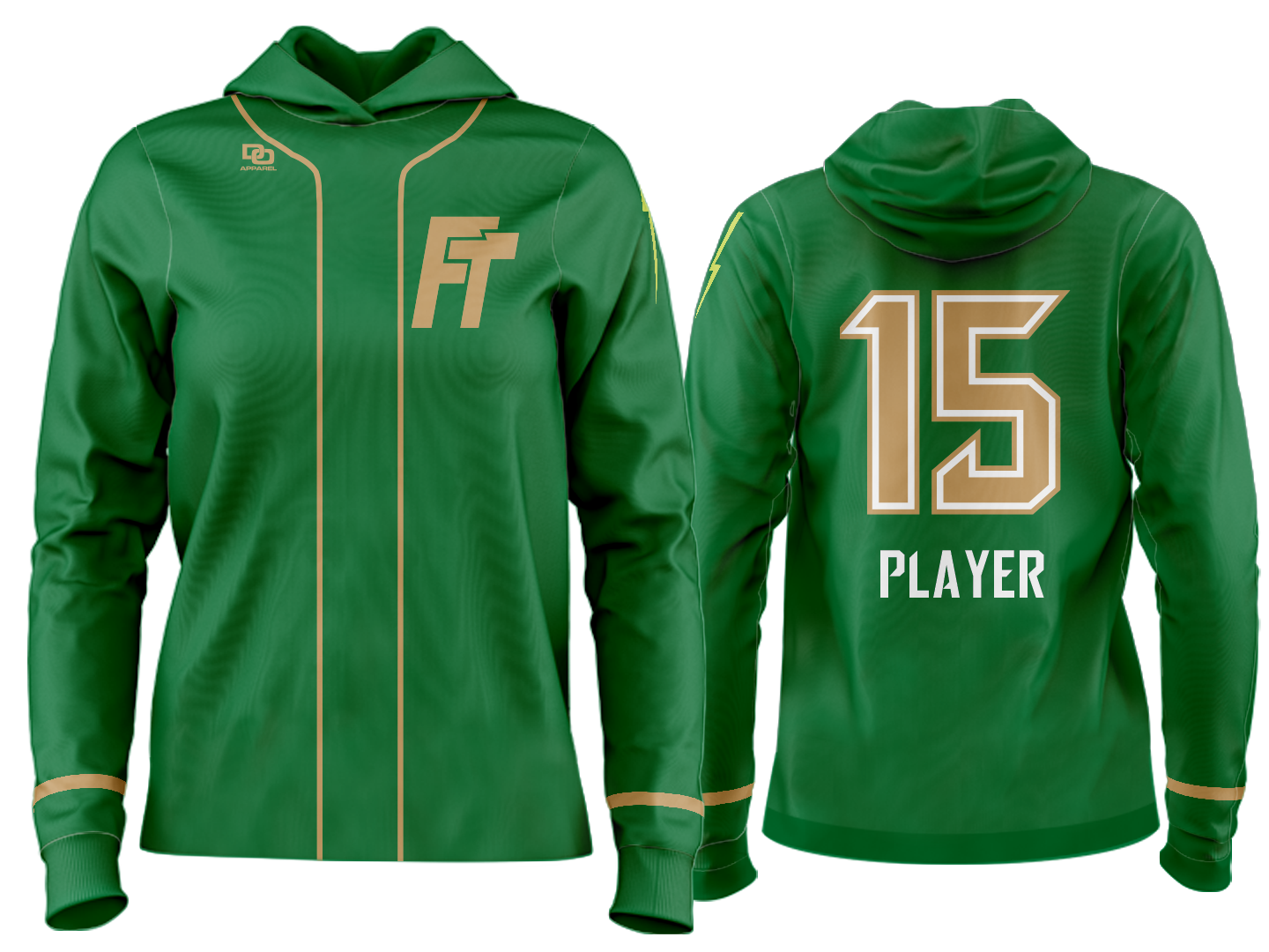 Custom Team Hoodie - Pine