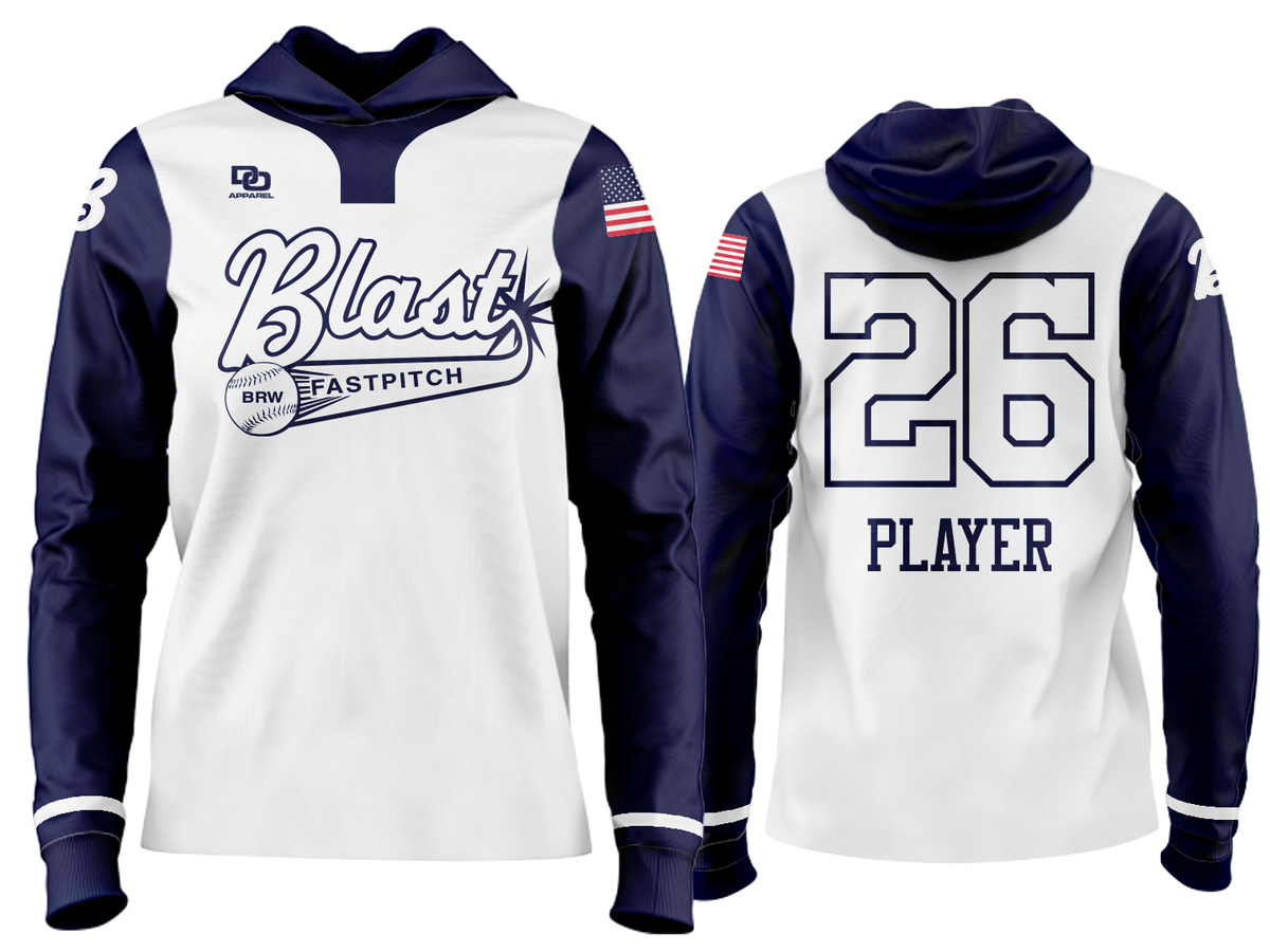 Custom Team Hoodie - White GA