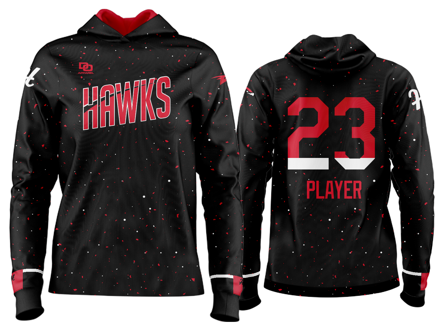 Custom Team Hoodie - LAD Black
