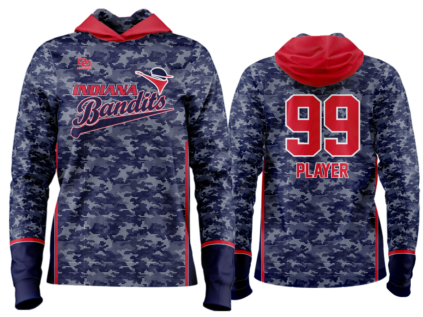Custom Team Hoodie - Camo