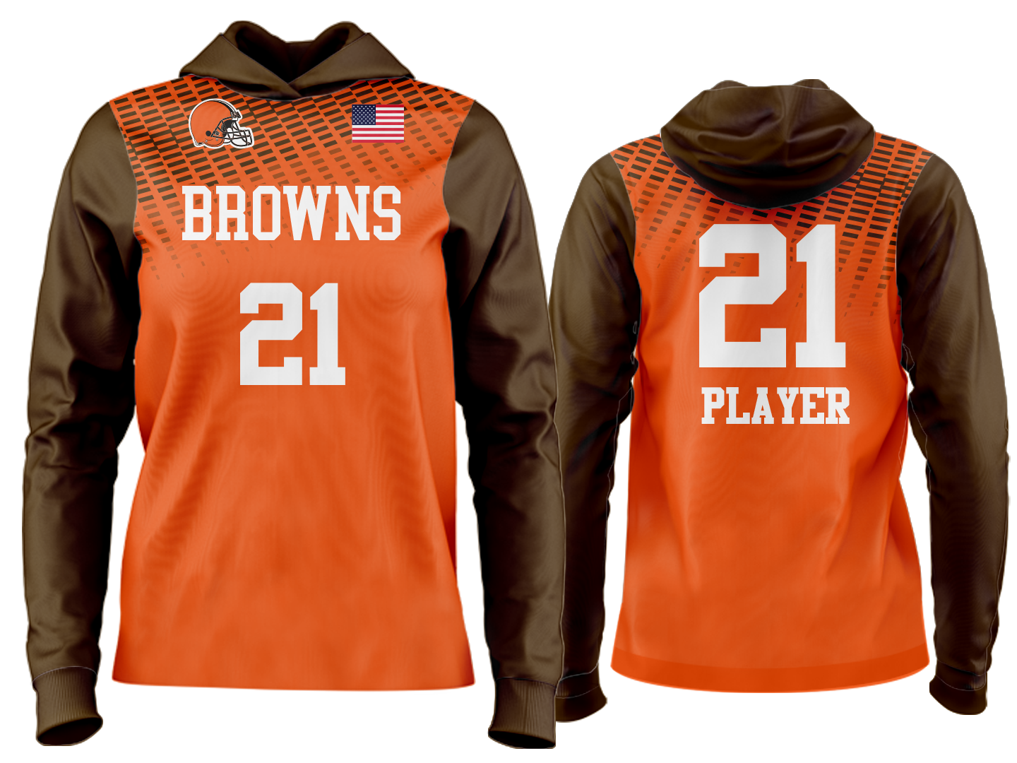 Custom Team Hoodie - Orange