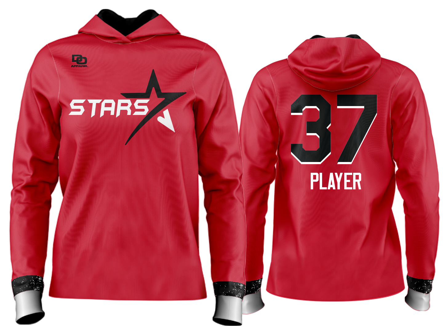 Custom Team Hoodie - Astros Red