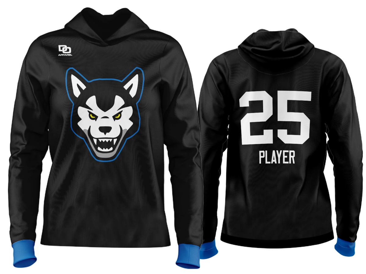 Custom Team Hoodie - Black Alt