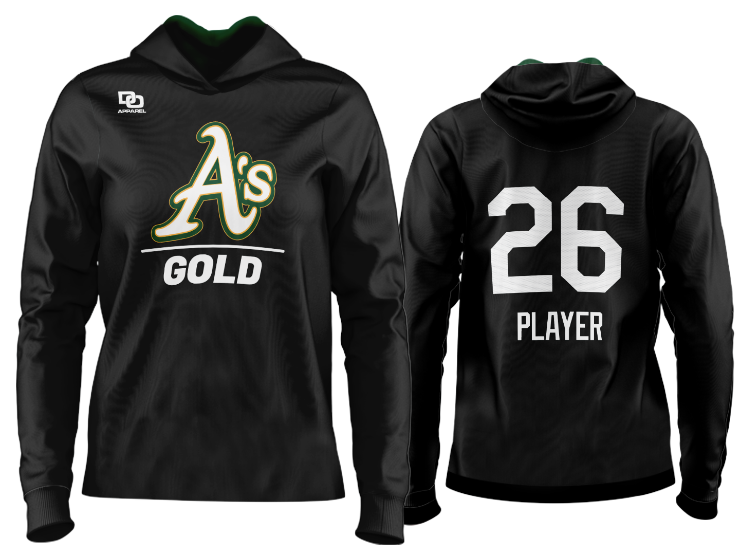 Custom Team Hoodie - Black