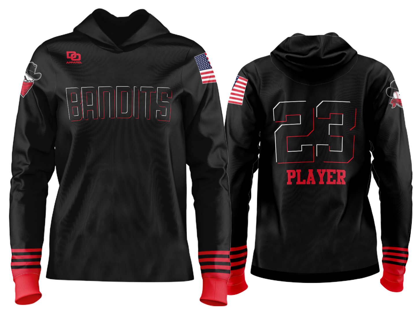 Custom Team Hoodie - Cincy City Black