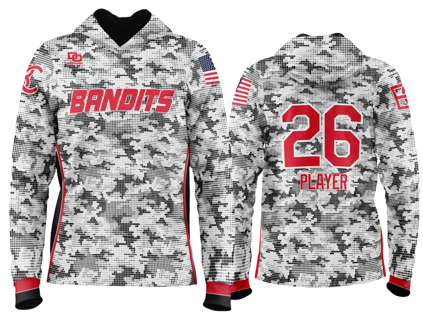 Custom Team Hoodie - Camo