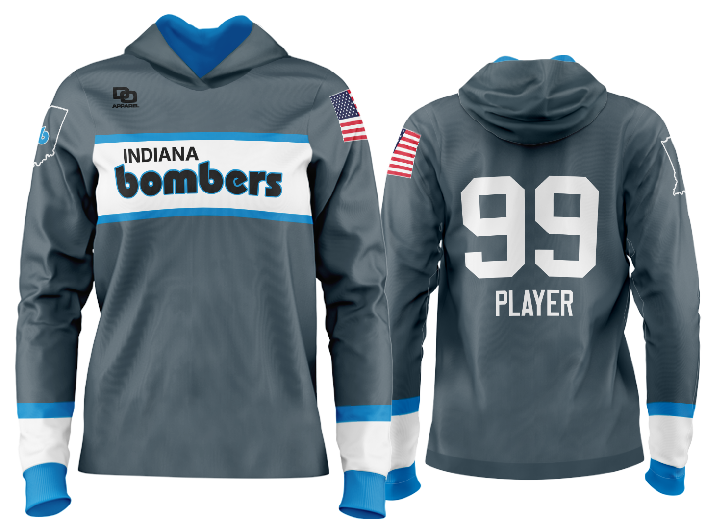 Custom Team Hoodie - Charcoal