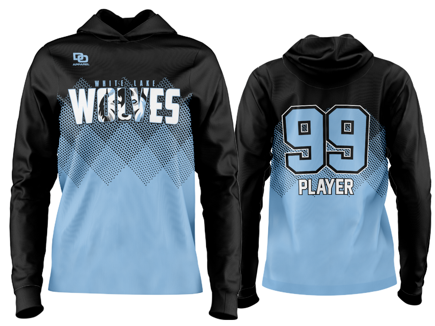 Custom Team Hoodie - Fade