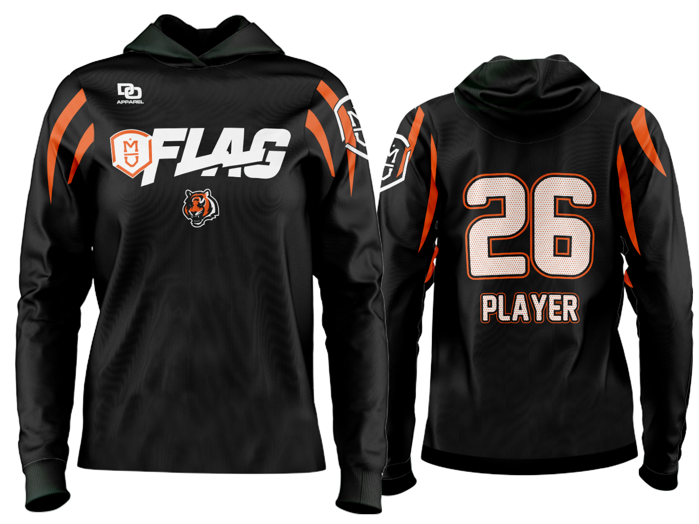 Millard Custom Team Hoodie - Bengals