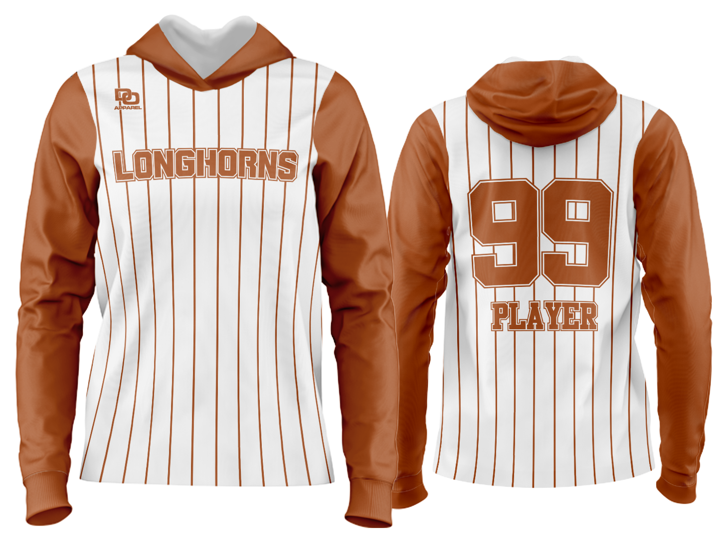 Custom Team Hoodie - Longhorns