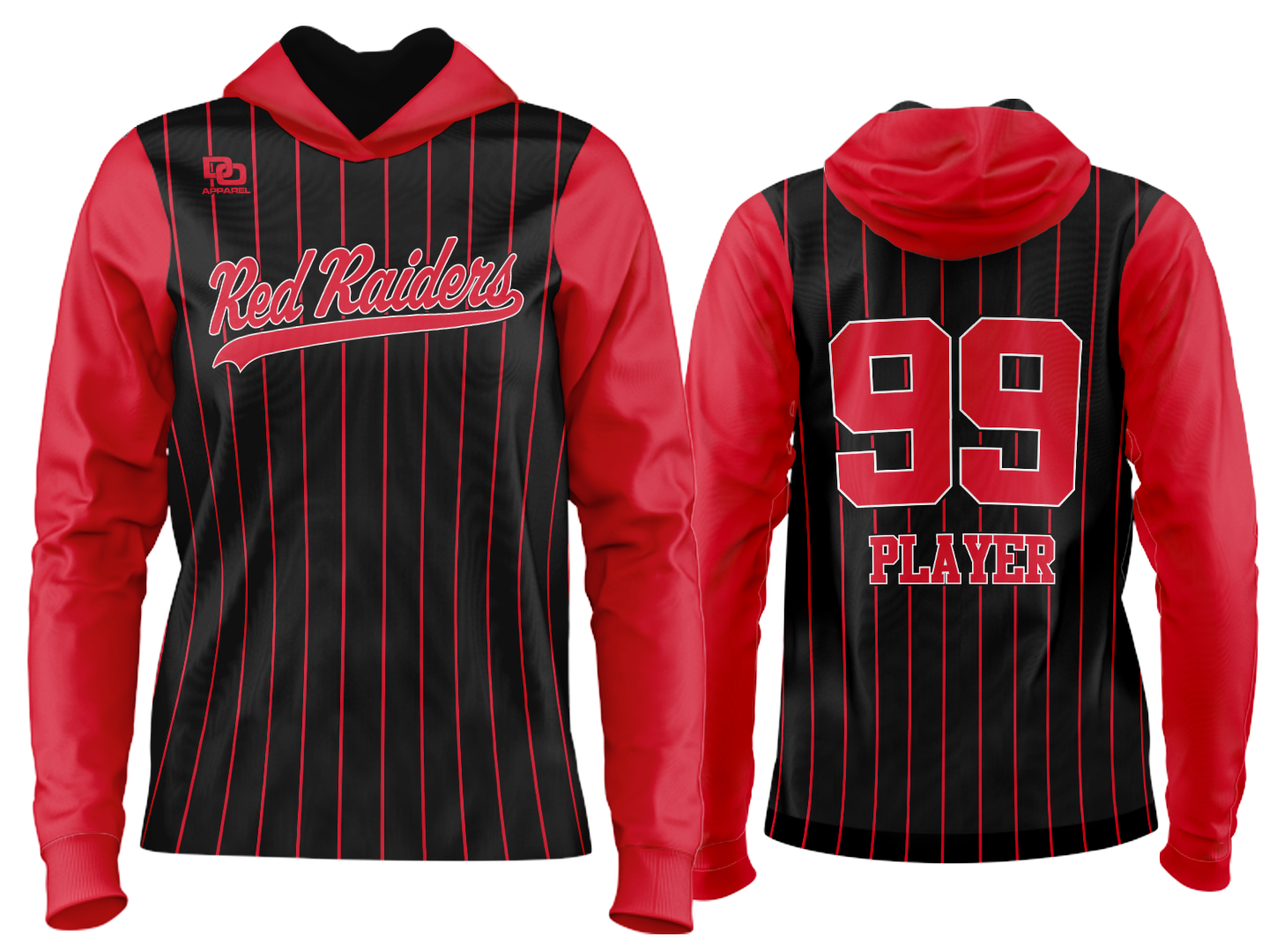 Custom Team Hoodie - Red Raiders