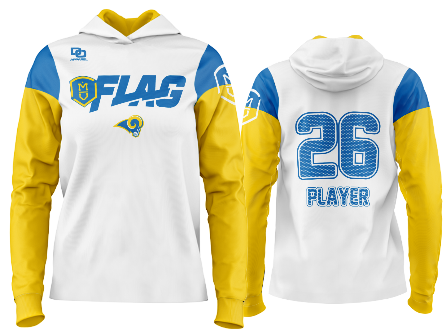 Millard Custom Team Hoodie - Rams