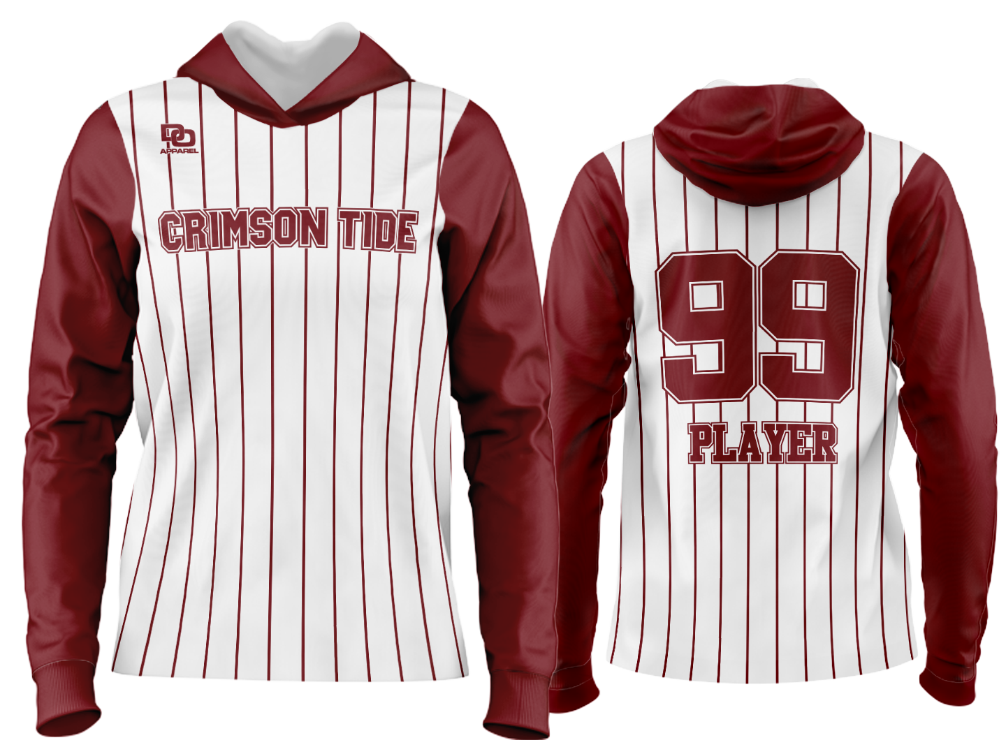 Custom Team Hoodie - Crimson Tide