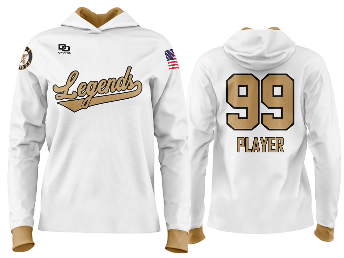 Custom Team Hoodie - Home White