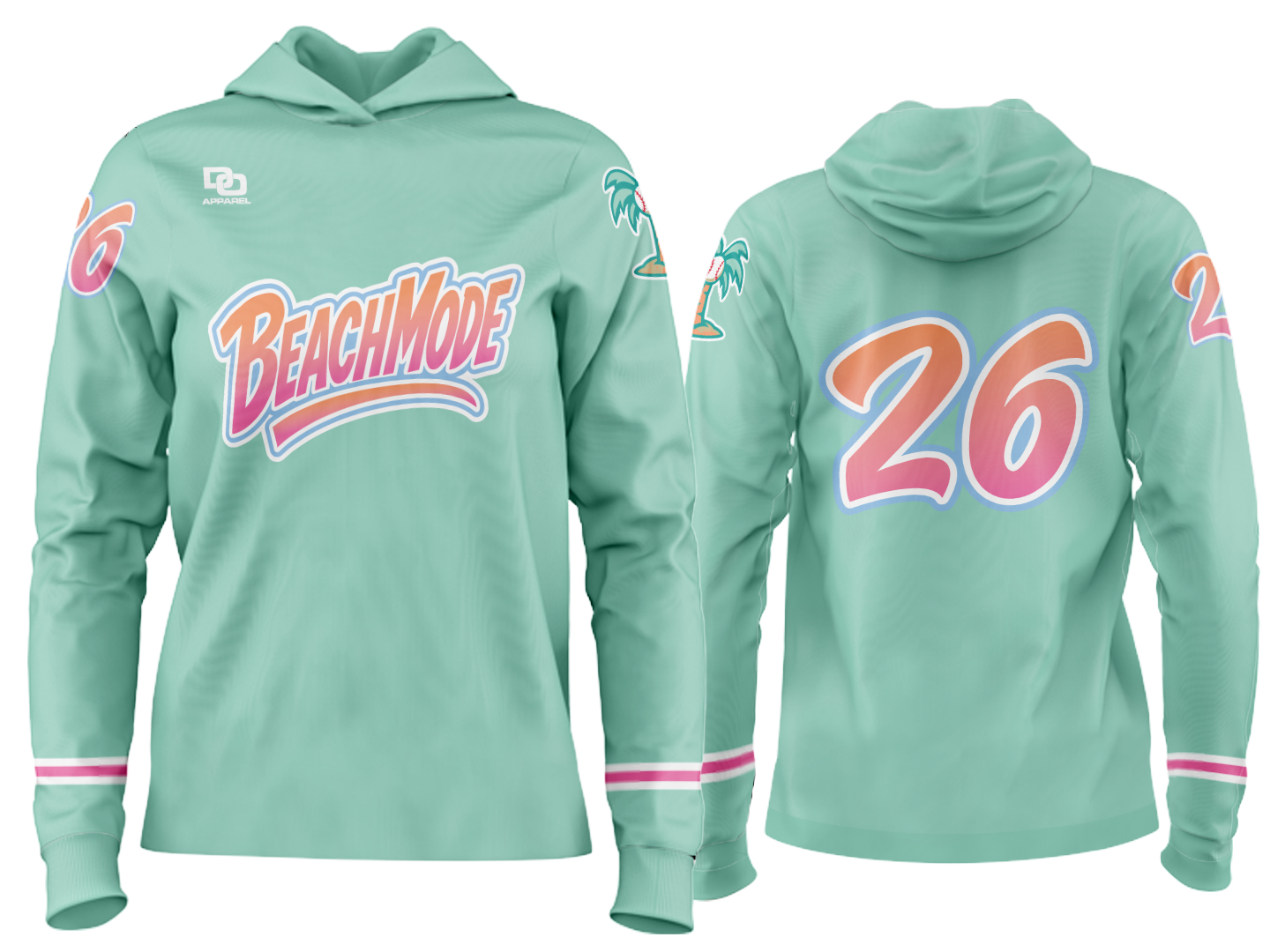 Custom Team Hoodie - Mint