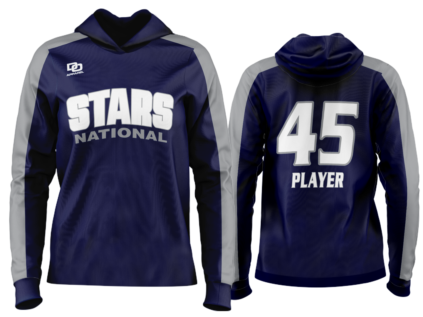 Custom Team Hoodie - Navy Main National