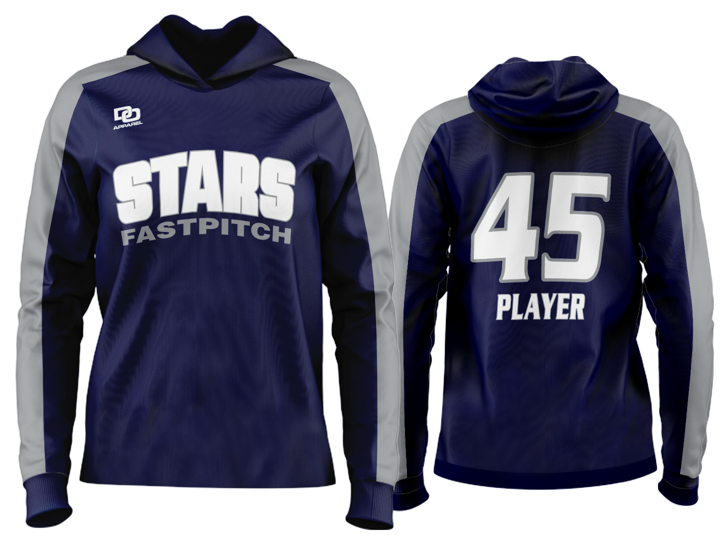 Custom Team Hoodie - Navy Main