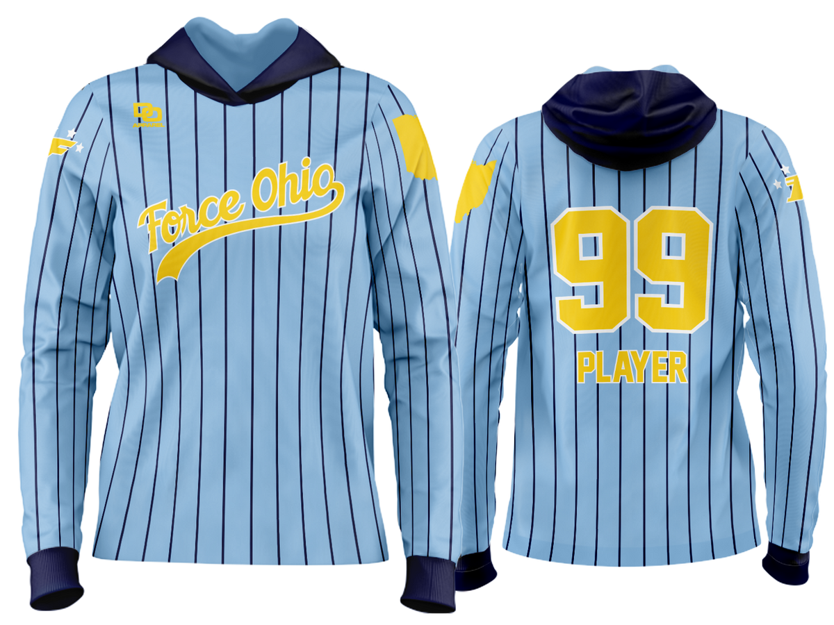 Custom Team Hoodie - Columbia Pinstripe
