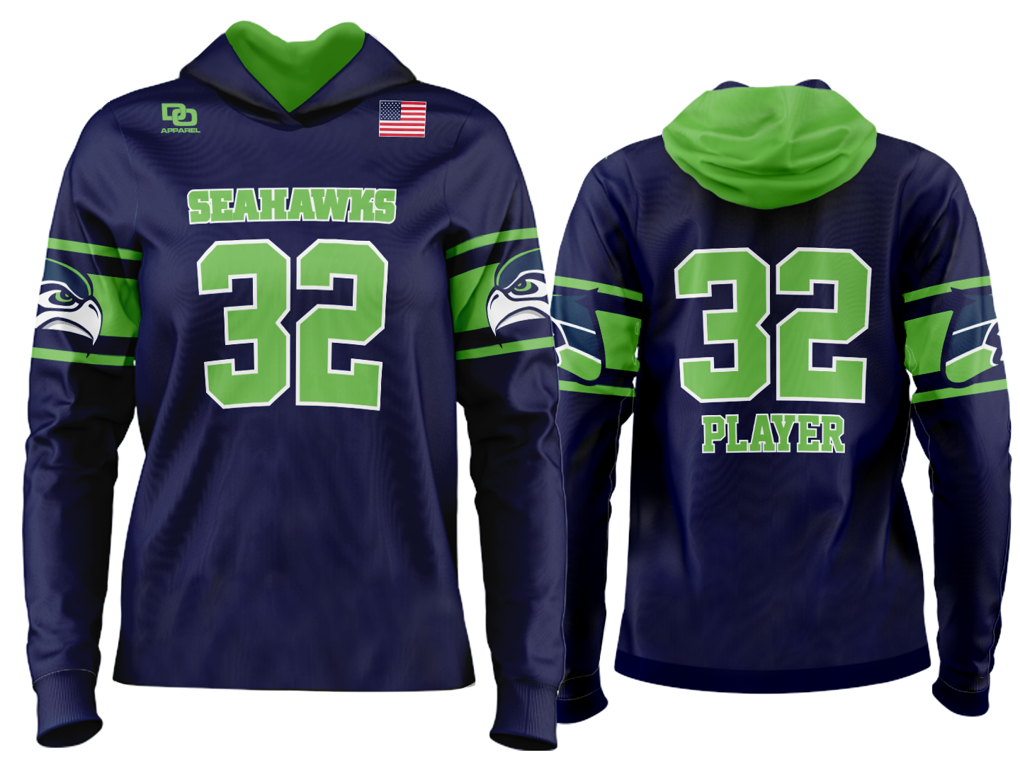Custom Team Hoodie - Navy