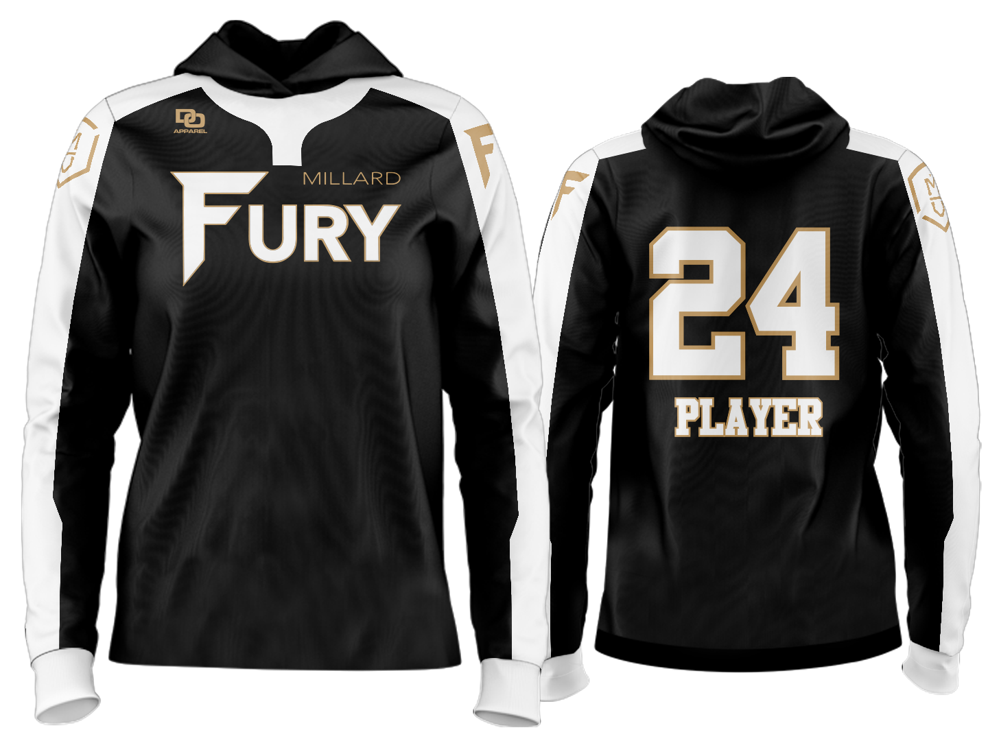 Custom Team Hoodie - OK Black