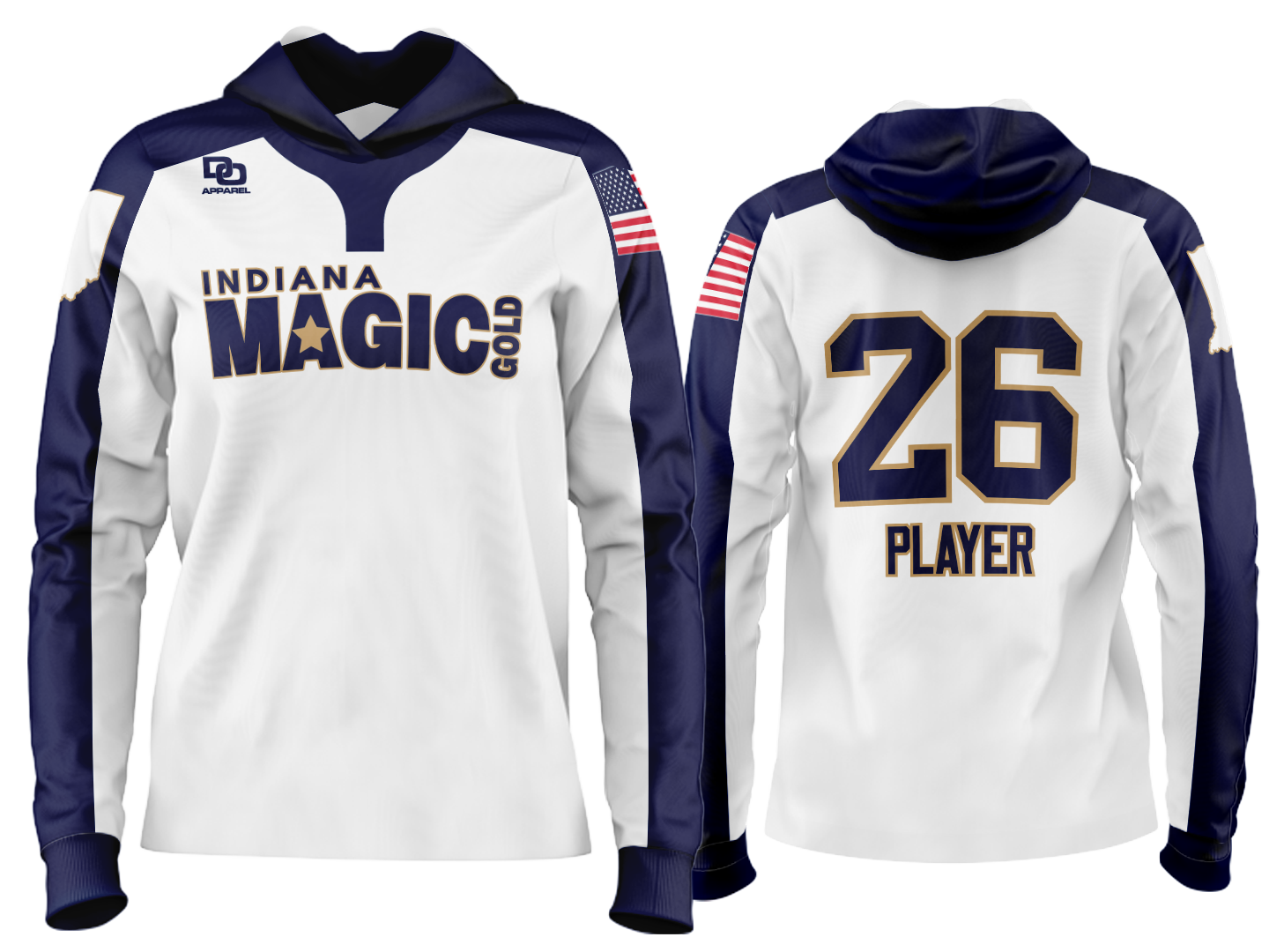 Custom Team Hoodie - OSU White