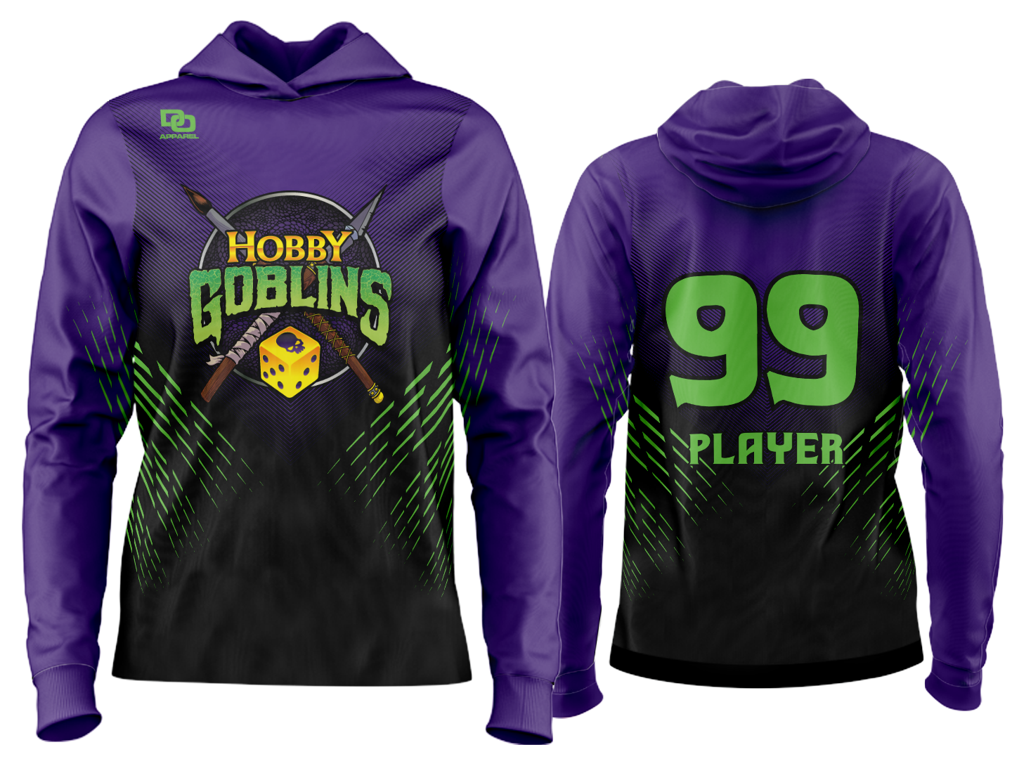 Custom Team Hoodie - Purple