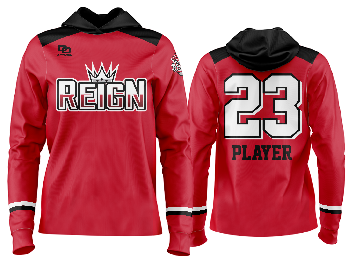Custom Team Hoodie - Red
