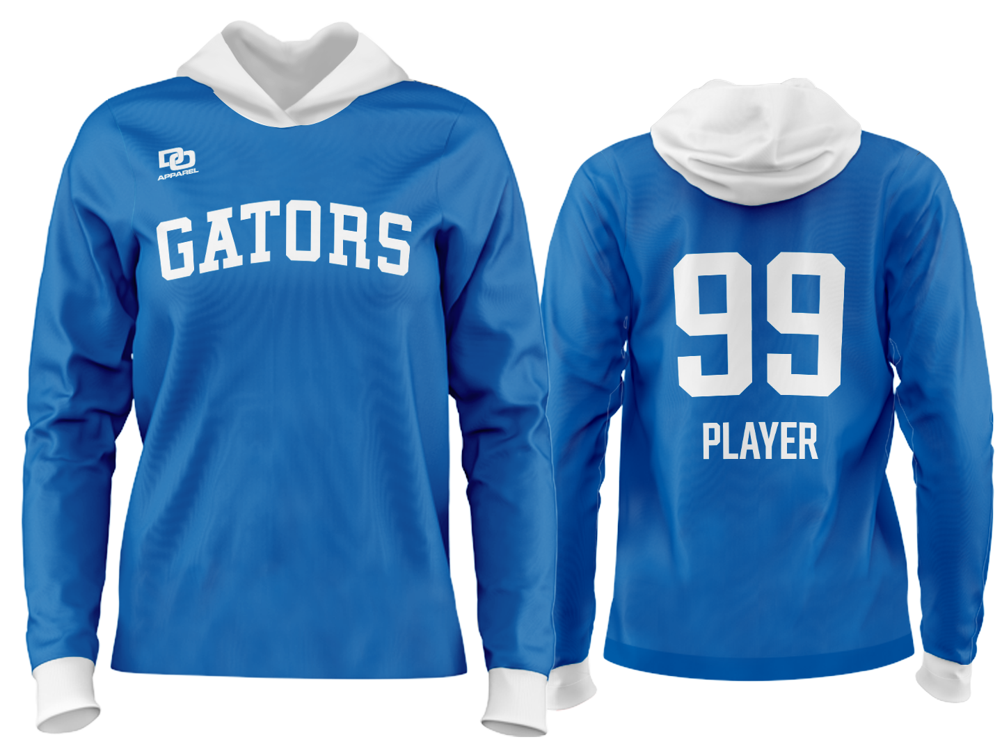 Custom Team Hoodie - Royal Block