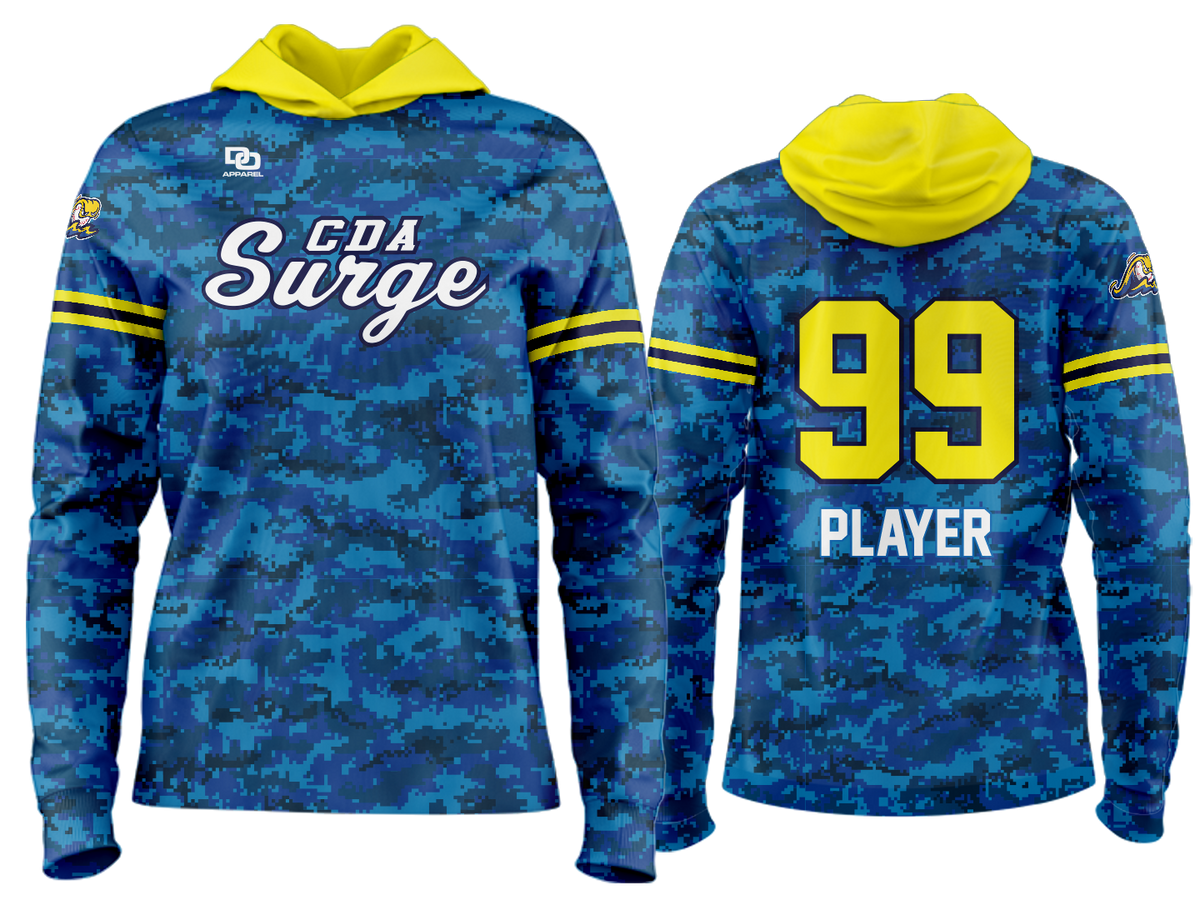 Custom Team Hoodie - Royal Digi Camo
