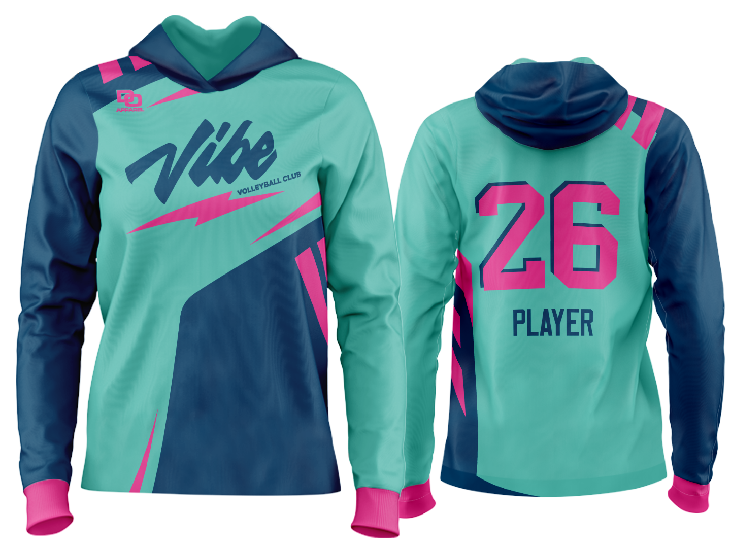 Custom Team Hoodie - Surf
