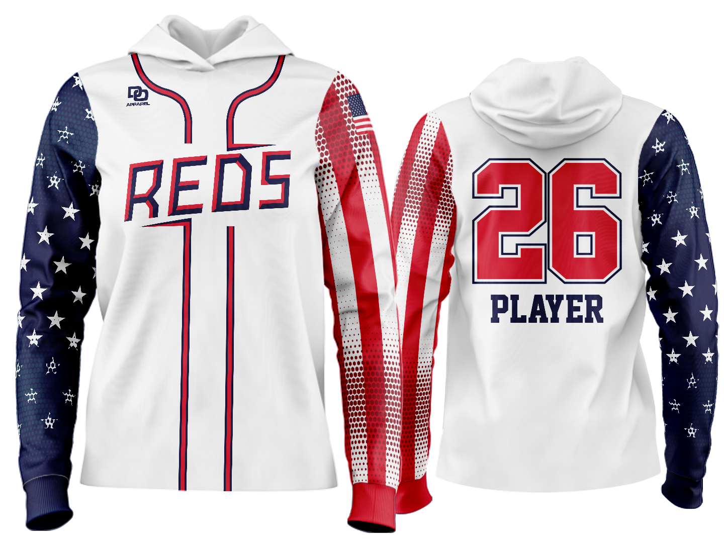 Custom Team Hoodie - USA