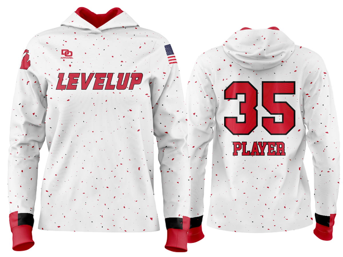 Custom Team Hoodie - White Splatter