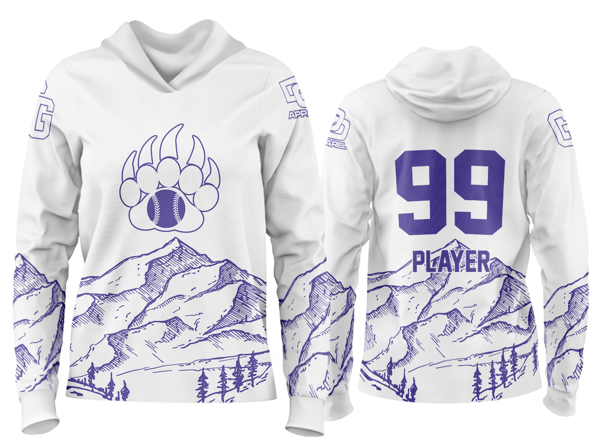 Custom Team Hoodie - White