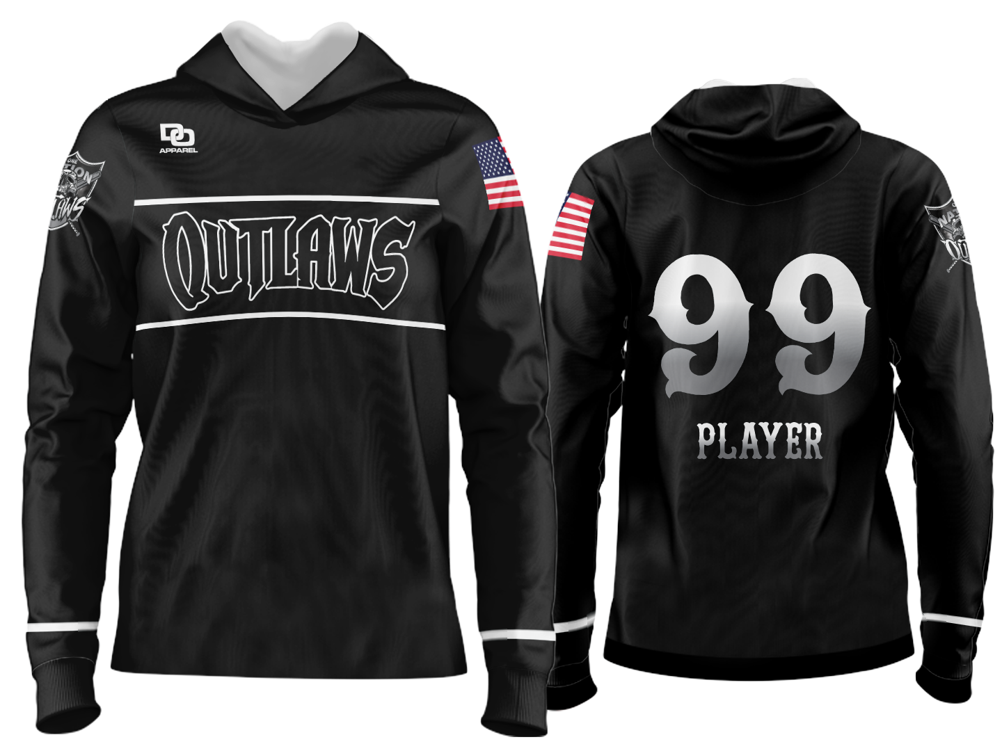 Custom Team Hoodie - 2027 Black