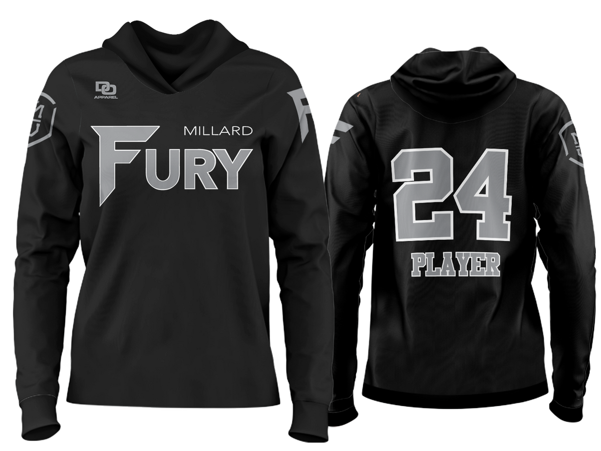 Custom Team Hoodie - Black Clean