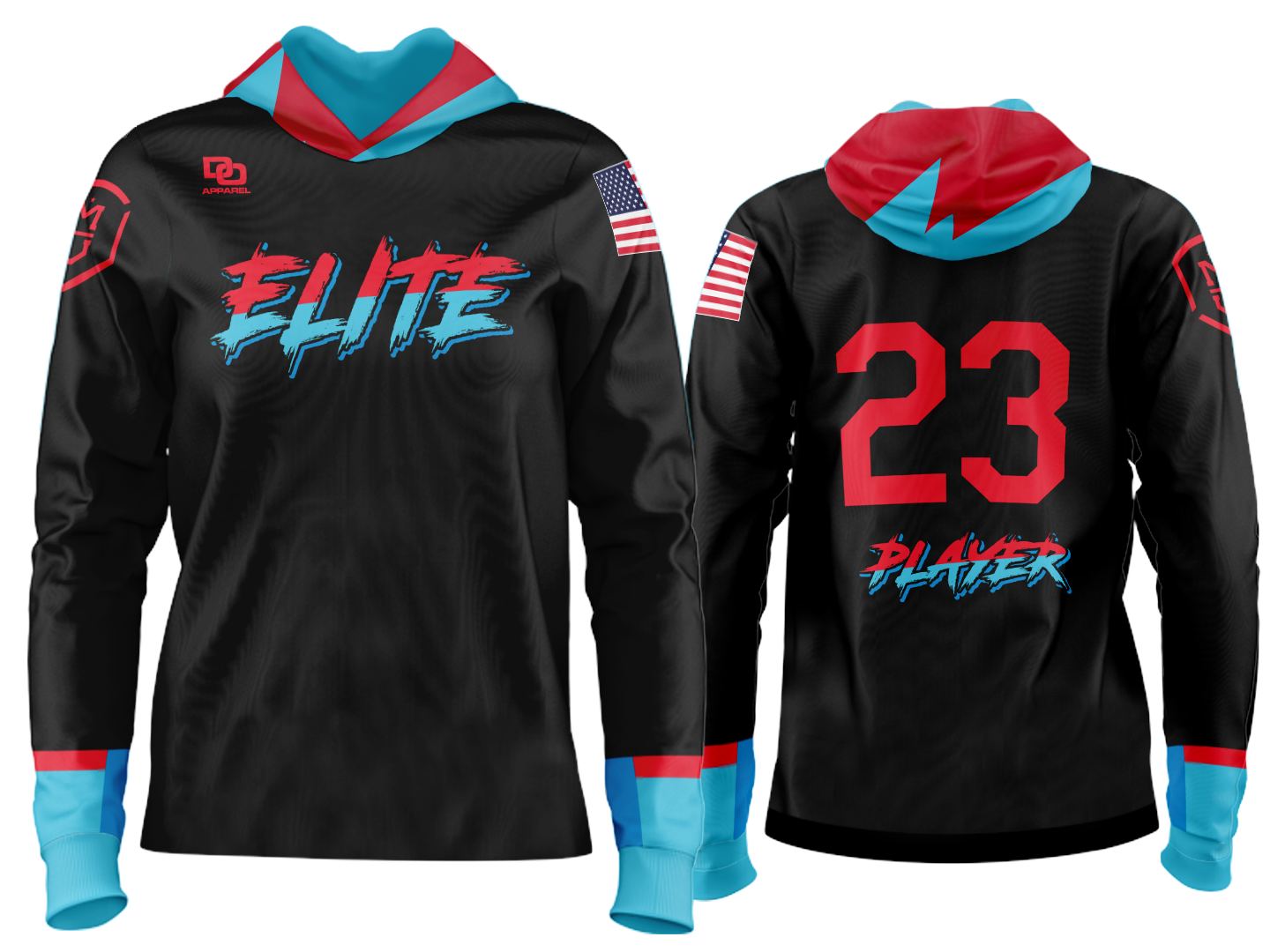 Custom Team Hoodie - Neon