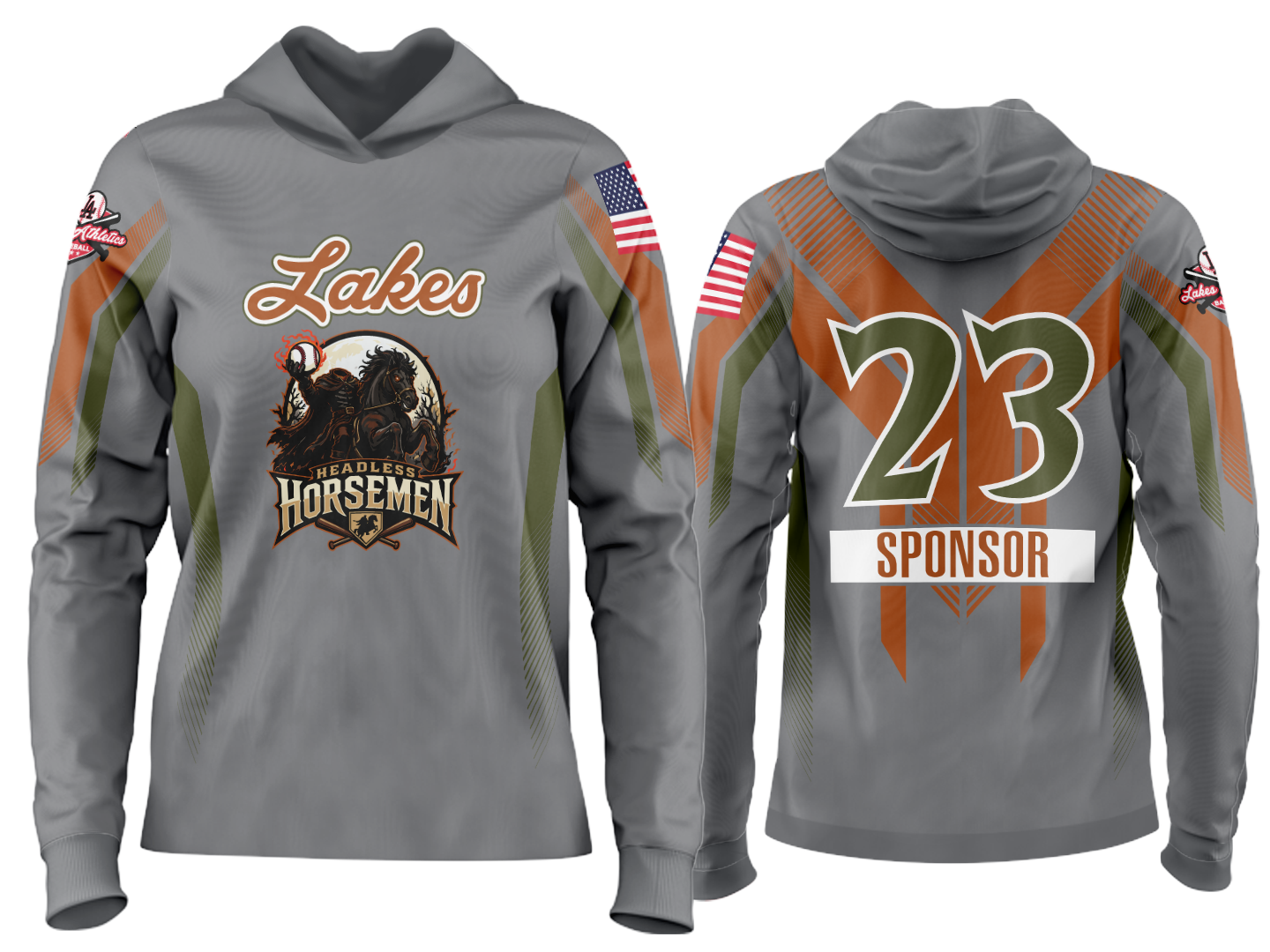 Custom Team Hoodie - Headless Horsemen