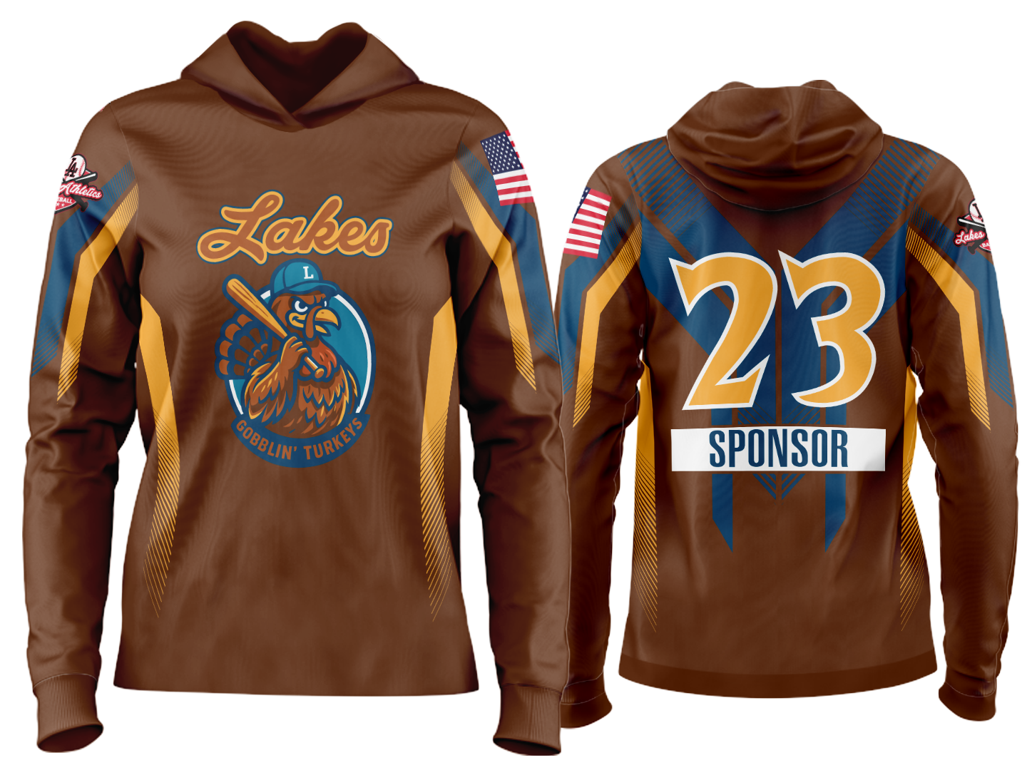 Custom Team Hoodie - Gobblin' Turkeys