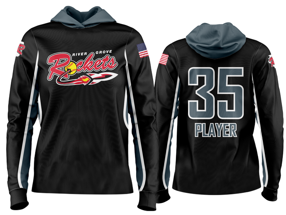 Custom Team Hoodie - Black