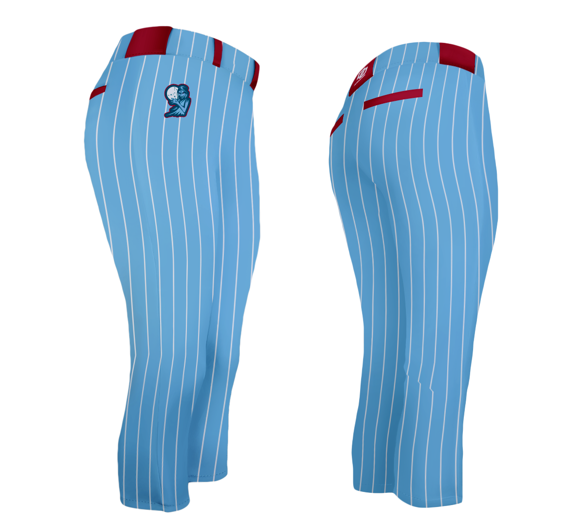 DO Custom Softball Pants - Columbia Pinstripe