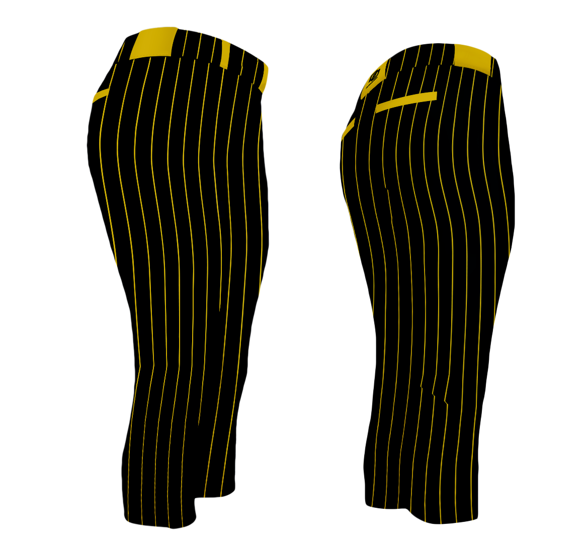 DO Custom Softball Pants - Black Pinstripe