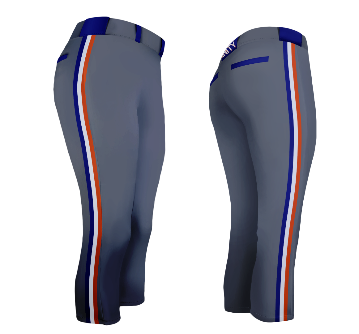 DO Custom Unity Custom Softball Pants - Charcoal