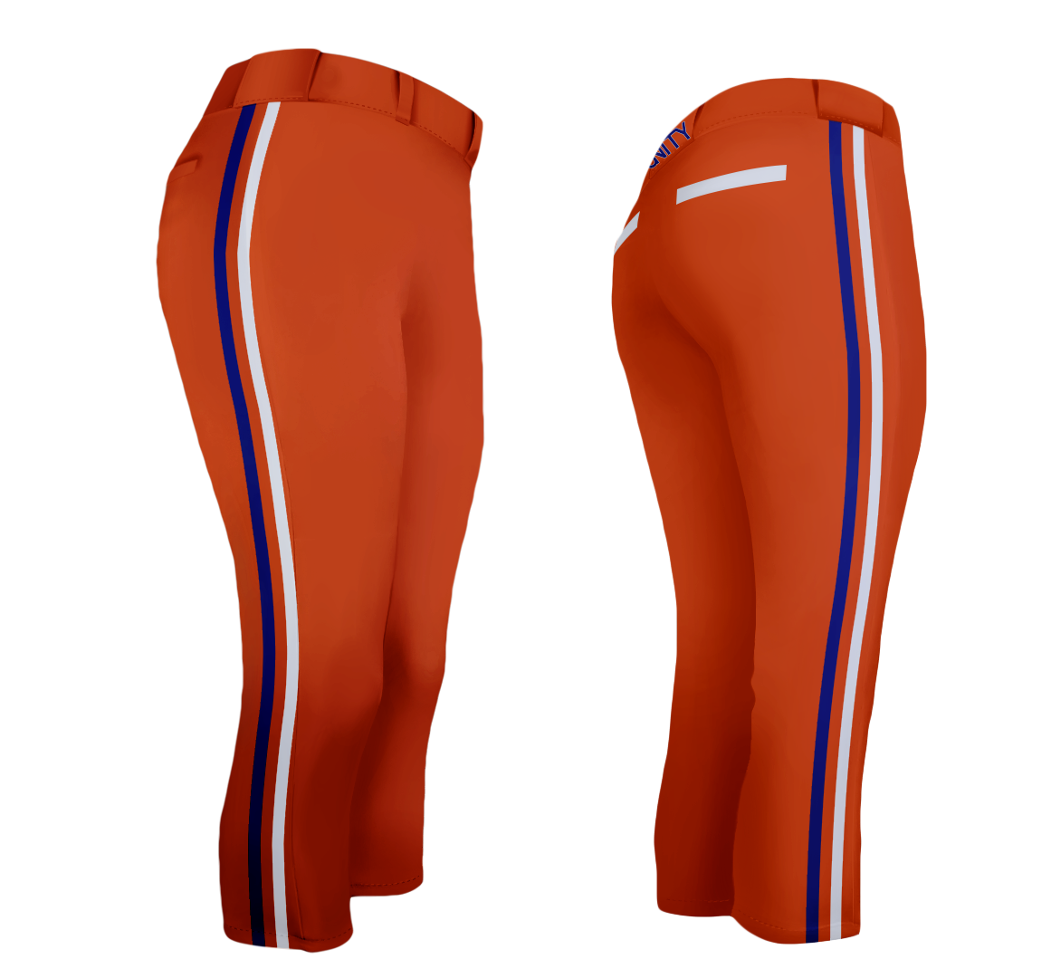 DO Custom Unity Custom Softball Pants - Orange