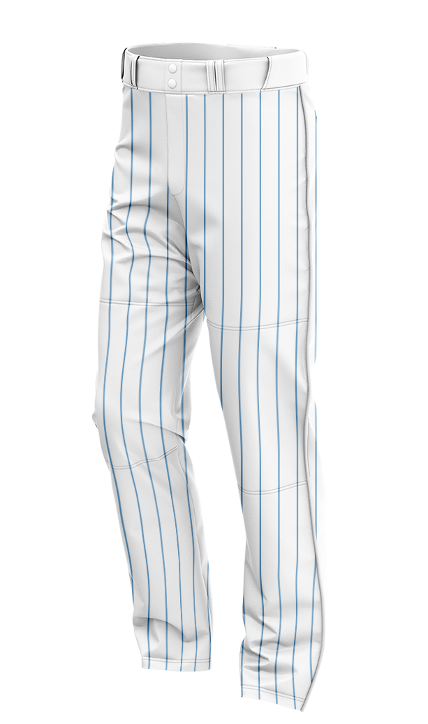 Custom Baseball Pant - White Pinstripe