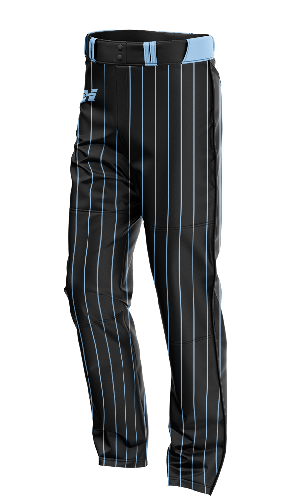 Custom Baseball Pant - Black Pinstripe