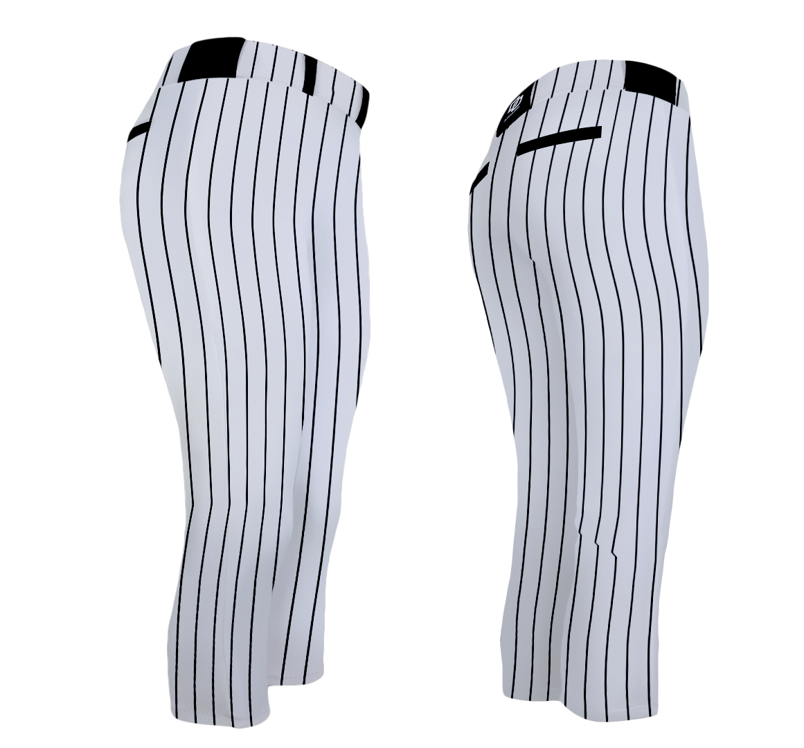 DO Custom Softball Pants - White Pinstripe