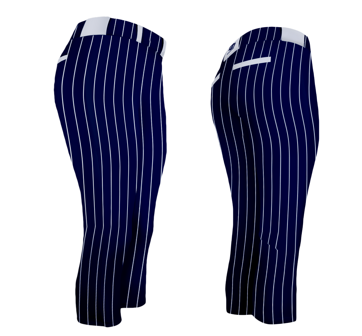 Custom Fastpitch Pants - 2027 Navy Pinstripe