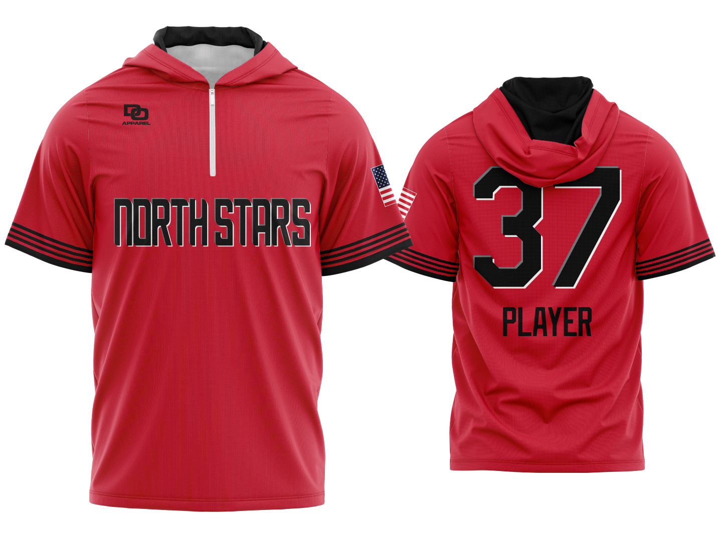 Custom Hoodie Shooter - Cincy Red